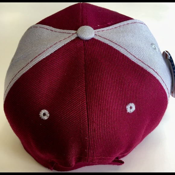 Alabama Football Adjustable Cap Hat Red Gray SEC - Picture 6 of 8